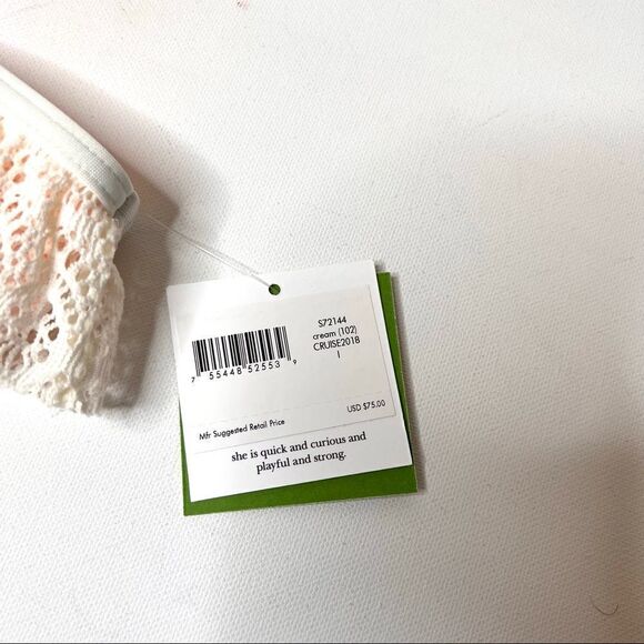 Kate Spade Lace Ruffled Bikini Bottom NWT L - Picture 4 of 6
